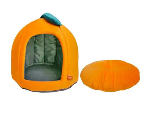 Pumpkin Shape Pet Hut